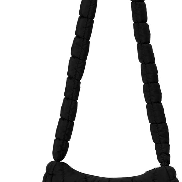 Women Quilted Puffer Small Crossbody Bag Lightweight Shoulder Purse - Picture 1 of 7